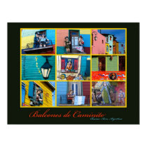 Buenos Aires Caminito Balconies posters by raulda Buenos Aires Caminito Balconies posters