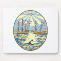 Buenos Aires Coat of Arms Mousepad