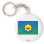 Buenos Aires flag Key Chains