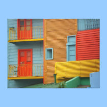 Buenos Aires La Boca Print on Canvas canvas prints