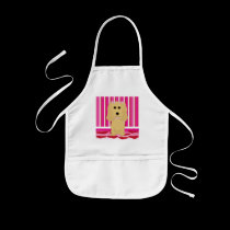 Buff Cocker Spaniel Love aprons