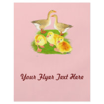 Buff Goose Family Flyers
