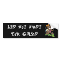 Buff the Weasel Bumper Sticker