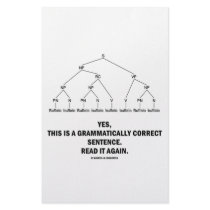 Buffalo (8 Times) Grammatically Correct Sentence Stationery Paper