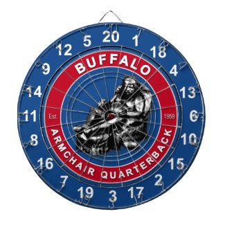 Buffalo Armchair Quarterback Football Dartboard