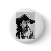 Buffalo Bill Cody Western Scout Wild West Showman Button