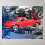 Buffalo Bill Corvette Show Poster