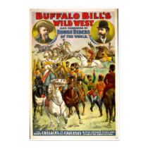 Buffalo Bill Wild West VINTAGE POSTER posters