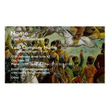 Buffalo Bill's wild west and congress of rough rid Business Card