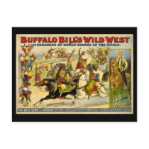 Buffalo Bill's Wild West Cowboys Poster postcards