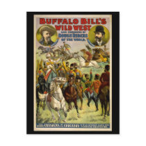 Buffalo Bill's Wild West Cowboys Poster postcards