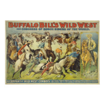 Buffalo Bill's Wild West Cowboys Poster posters