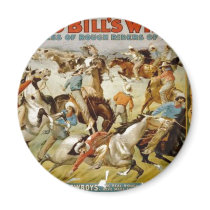 Buffalo Bill's Wild West Show Refrigerator Magnet