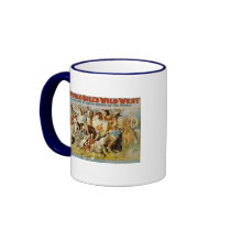 Buffalo Bill's Wild West Show mugs by CircusArt Buffalo Bill's Wild West Show mugs