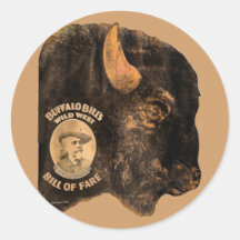 Buffalo Bill's Wild West Show vintage 1898 Stickers