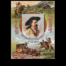 Buffalo BillsWild West Show 1893 Vintage Ad t-shirts