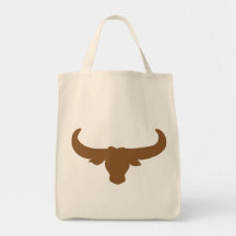 Buffalo Bison Bull Horns Mammalia Animal Canvas Bags