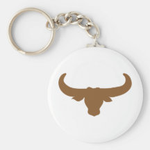 Buffalo Bison Bull Horns Mammalia Animal Key Chains