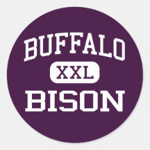 Buffalo - Bison - High - Buffalo West Virginia Sticker