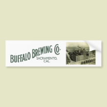 Buffalo Brewing Company, Sacramento, CA bumper stickers
