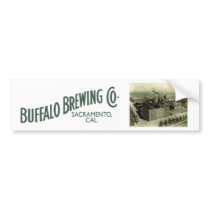 Buffalo Brewing Company, Sacramento, CA bumper stickers by sacramentohistory Buffalo Brewing Company, Sacramento, CA bumper stickers