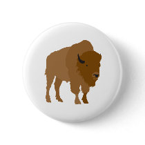 Buffalo Pinback Buttons