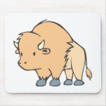 Buffalo Cartoon Mousepad