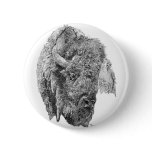 Buffalo Head Buttons