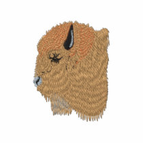 Buffalo Head embroidered shirts by ZazzleEmbroidery Buffalo Head embroidered shirts