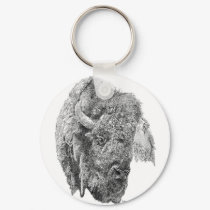 Buffalo Head keychains