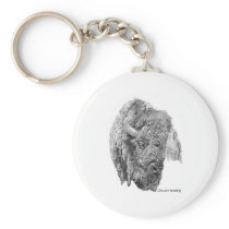 Buffalo Head Keychains