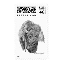 Buffalo Head Postage