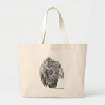 Buffalo Head Tote Bags
