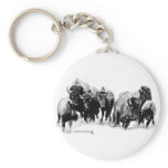 Buffalo Herd Keychain