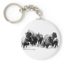 Buffalo Herd Keychain