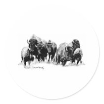 Buffalo Herd Stickers