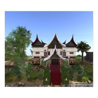 Buffalo Horn Minangkabau Architecture Print print