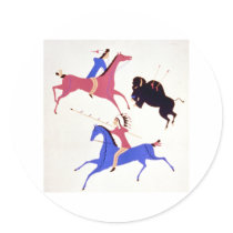 Buffalo Hunt stickers