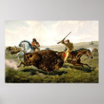 Buffalo Hunting in the USA Print