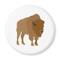 Buffalo Refrigerator Magnet