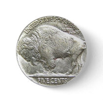 BUFFALO NICKEL PIN