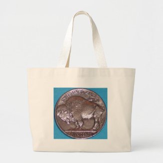 Buffalo Nickel Canvas Bag