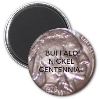 Buffalo Nickel Centennial Magnets