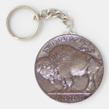 Buffalo Nickel Key Chain