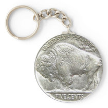 BUFFALO NICKEL KEYCHAIN