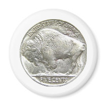 BUFFALO NICKEL FRIDGE MAGNET