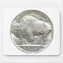 BUFFALO NICKEL MOUSE PADS