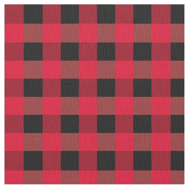 Buffalo Plaid Fabric | Zazzle