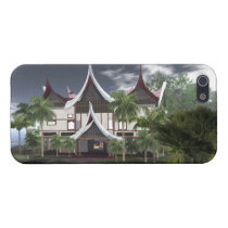 Buffalo Roof Minangkabau Tropical House iPhone 5 iPhone 5 Cover  at Zazzle
