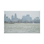 Buffalo Shoreline Stretched Canvas Print